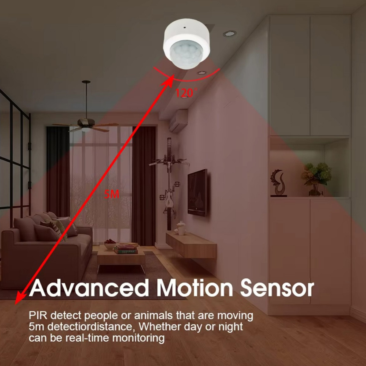 Zigbee PIR Motion Sensor Human - Home Improvement And Hardware recension och pris