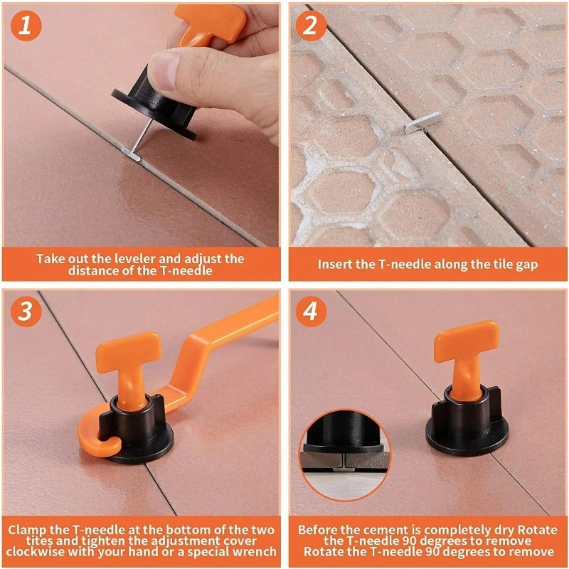 51Pcs Floor Tile Leveling Syst - Tile Leveling Clip recension och pris