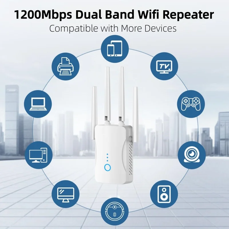 1200Mbps Dual Band WiFi Repeat - Home Improvement And Hardware recension och pris