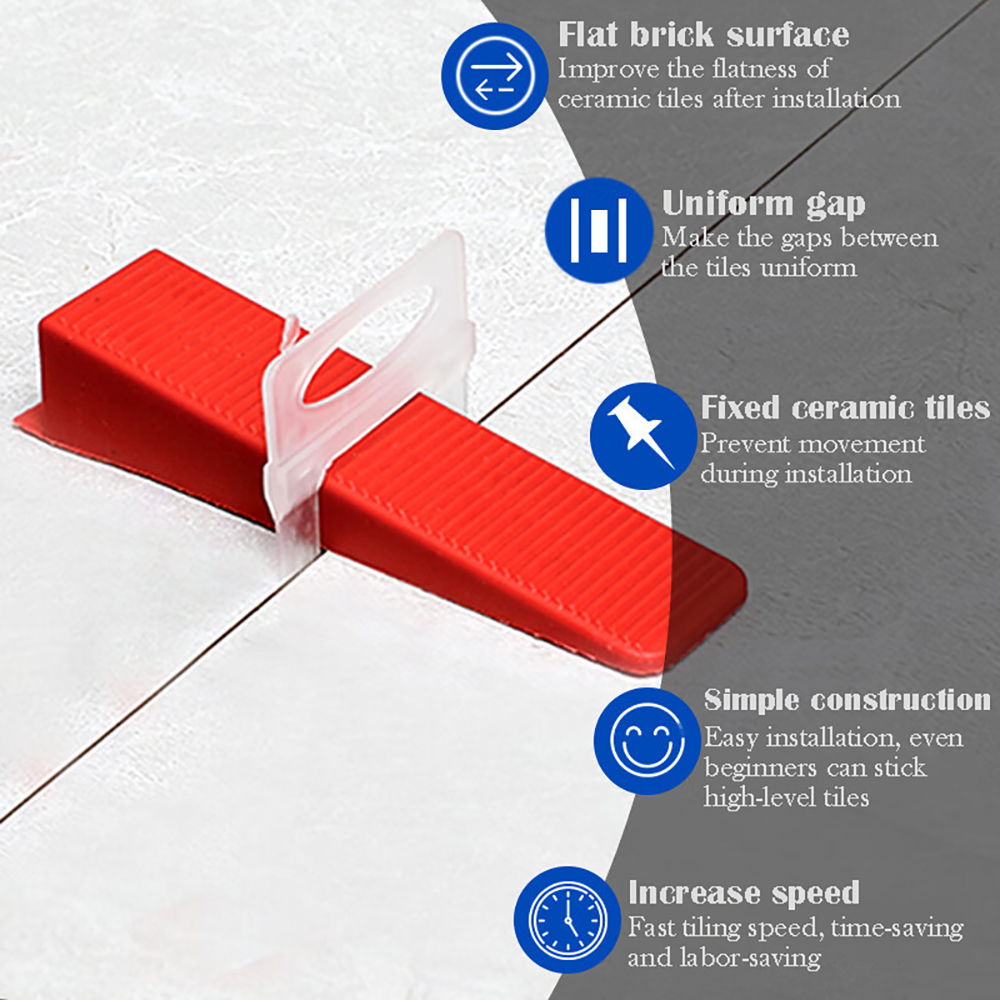 100PCS Ceramic Tile Leveling S - Tile Leveling Clip recension och pris