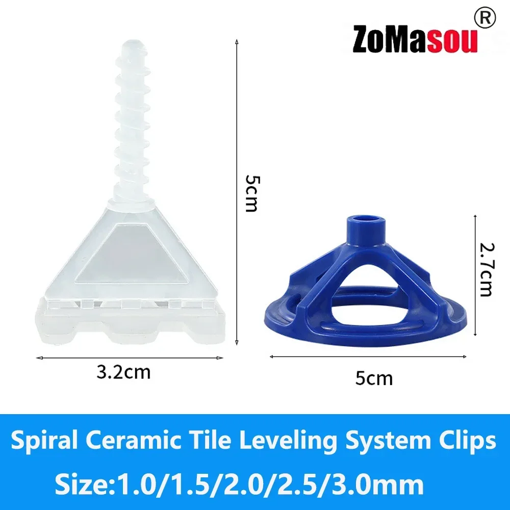 50-600Pcs Top Spiral Ceramic T - Tile Leveling Clip recension och pris